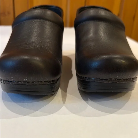 Dansko Dark Brown Leather Clogs - Picture 9 of 9